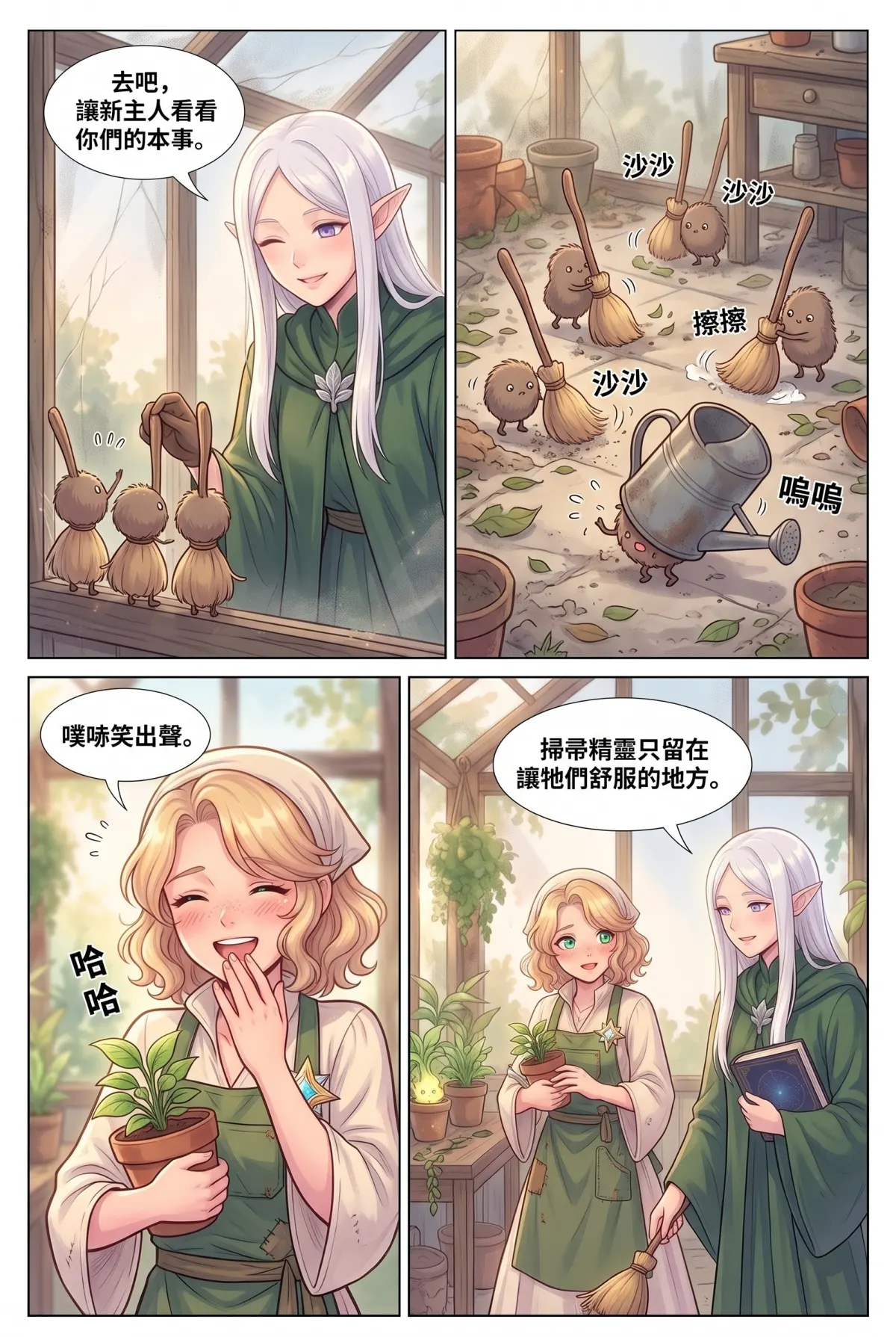 撿到小龍之後：魔女實習老師的療癒同居日誌 第 1 集　撿到小龍之後：魔女實習老師的療癒同居日誌 - 實習第一日與廢棄溫室 第 14 頁