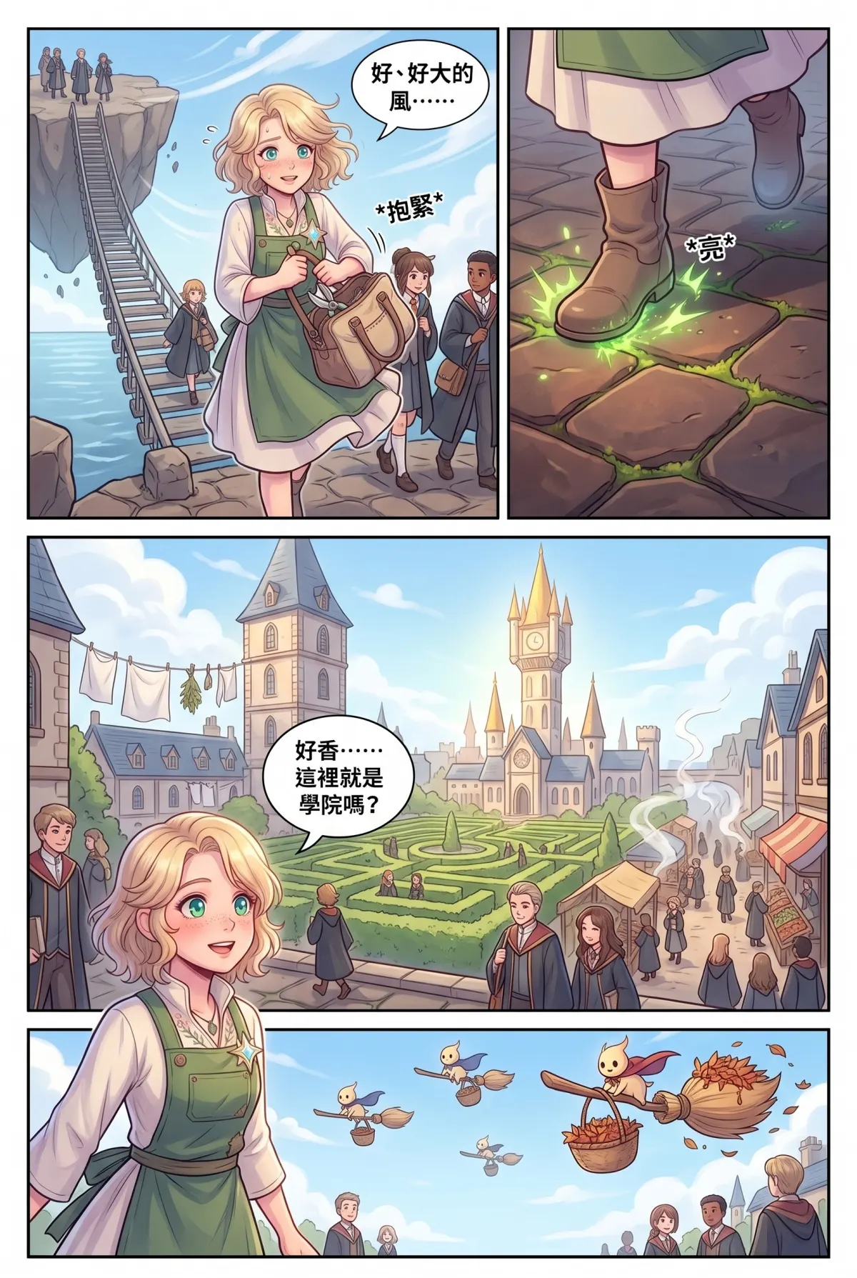 撿到小龍之後：魔女實習老師的療癒同居日誌 第 1 集　撿到小龍之後：魔女實習老師的療癒同居日誌 - 實習第一日與廢棄溫室 第 4 頁