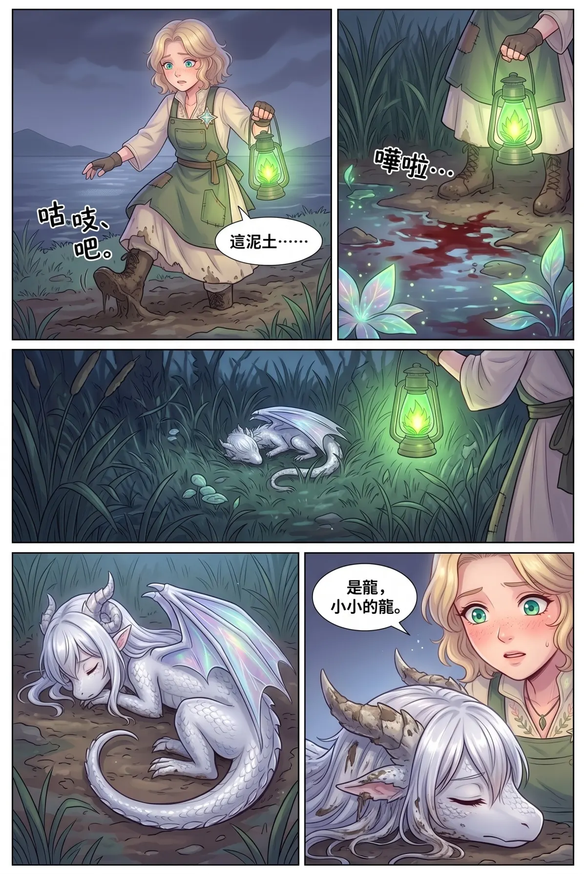 撿到小龍之後：魔女實習老師的療癒同居日誌 第 2 集　撿到小龍之後：魔女實習老師的療癒同居日誌 - 星鏡湖畔的銀白流星 第 9 頁