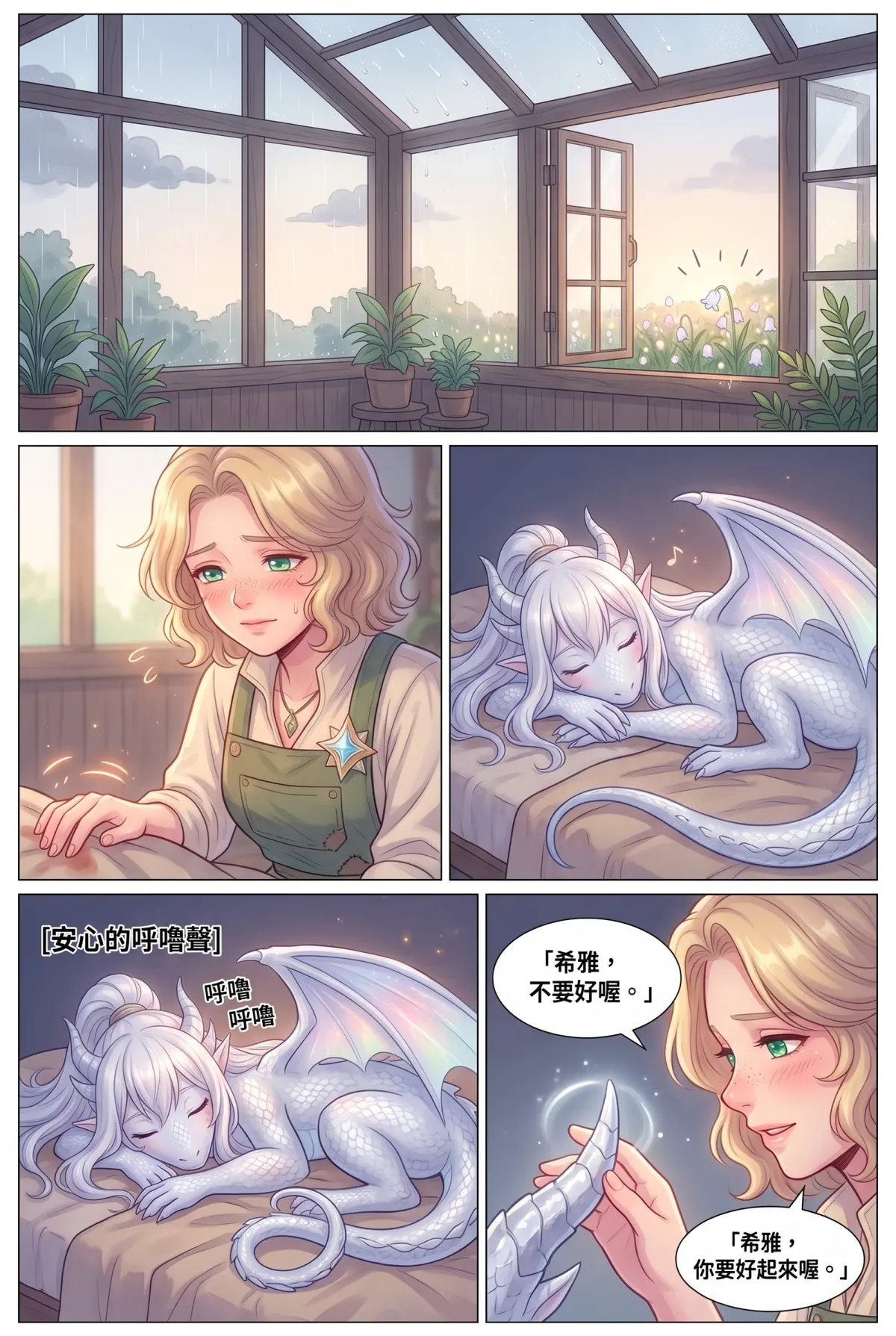 撿到小龍之後：魔女實習老師的療癒同居日誌 第 2 集　撿到小龍之後：魔女實習老師的療癒同居日誌 - 星鏡湖畔的銀白流星 第 19 頁