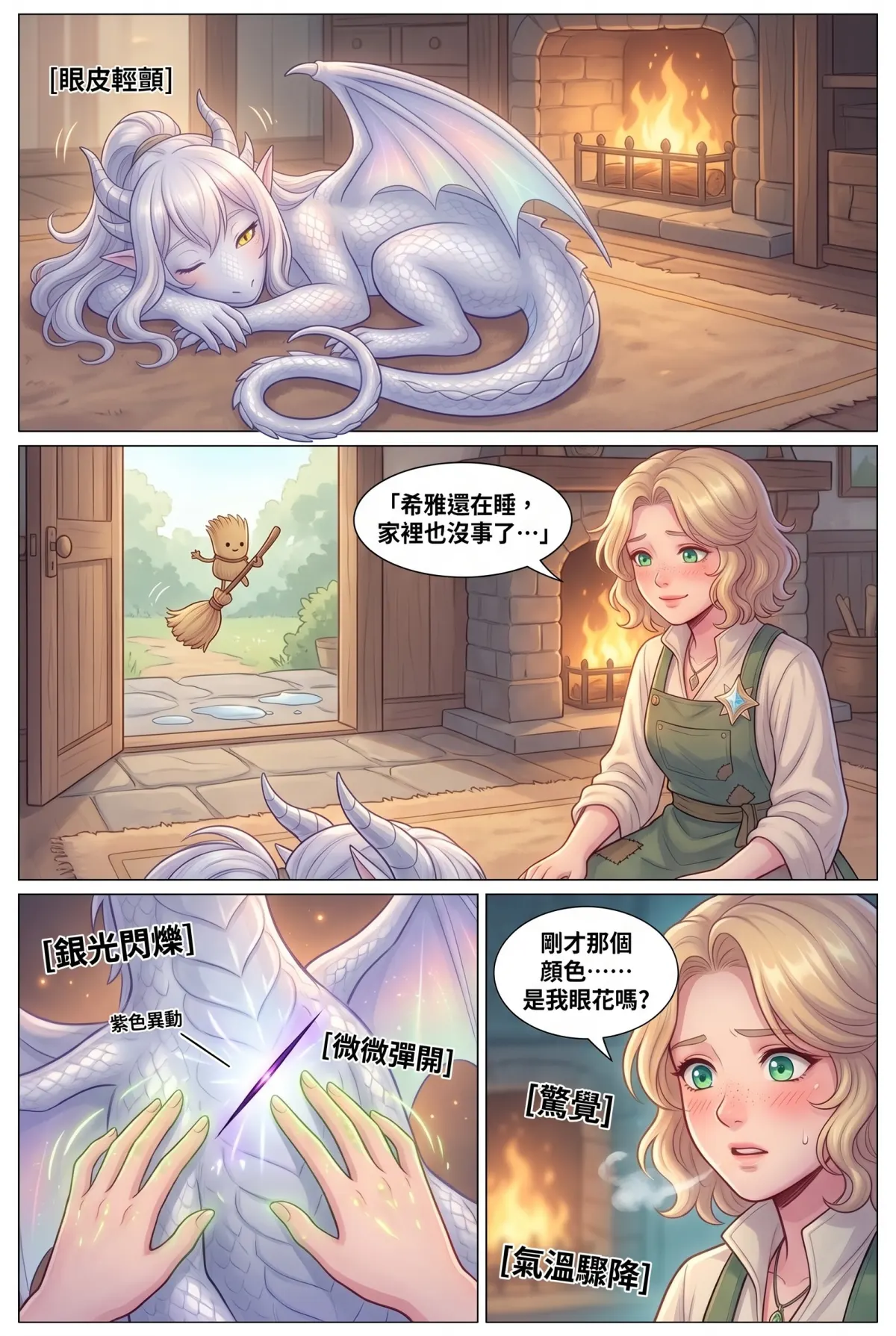 撿到小龍之後：魔女實習老師的療癒同居日誌 第 2 集　撿到小龍之後：魔女實習老師的療癒同居日誌 - 星鏡湖畔的銀白流星 第 20 頁