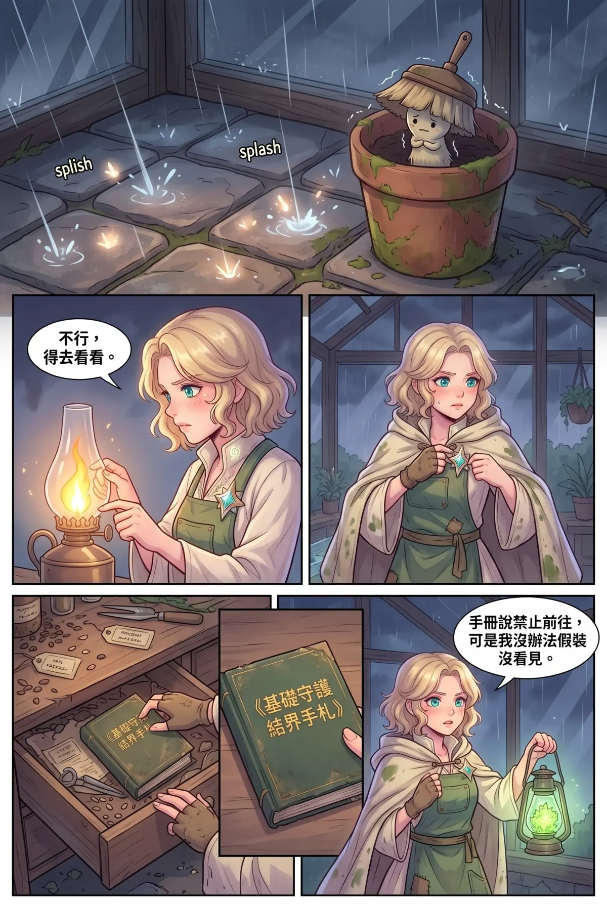 撿到小龍之後：魔女實習老師的療癒同居日誌 第 2 集　撿到小龍之後：魔女實習老師的療癒同居日誌 - 星鏡湖畔的銀白流星 第 5 頁