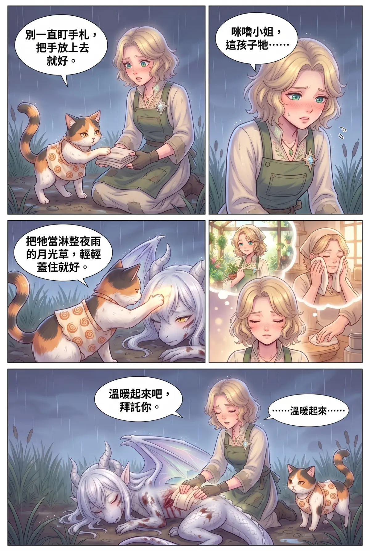 撿到小龍之後：魔女實習老師的療癒同居日誌 第 2 集　撿到小龍之後：魔女實習老師的療癒同居日誌 - 星鏡湖畔的銀白流星 第 13 頁