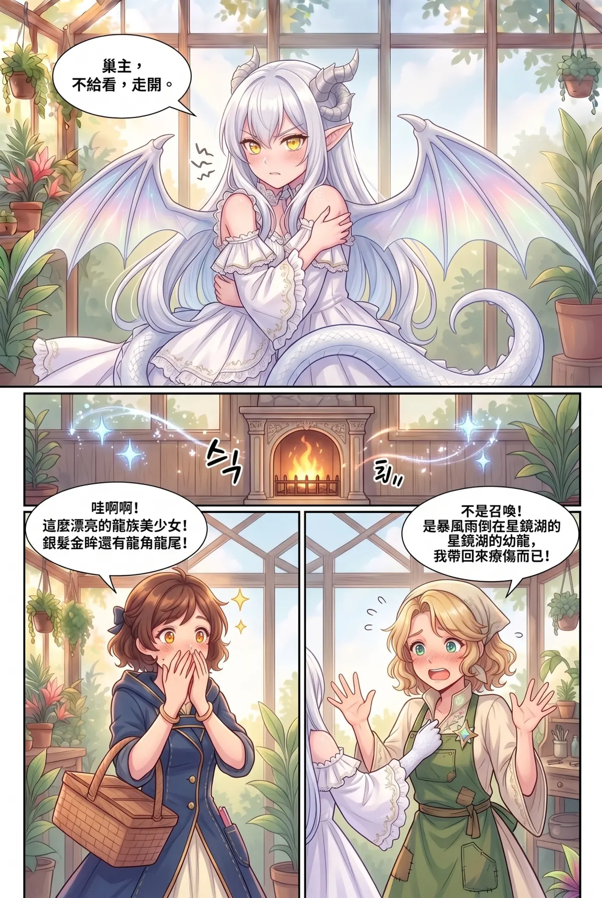 撿到小龍之後：魔女實習老師的療癒同居日誌 第 3 集　撿到小龍之後：魔女實習老師的療癒同居日誌 - 玻璃屋的同居第一夜 第 11 頁