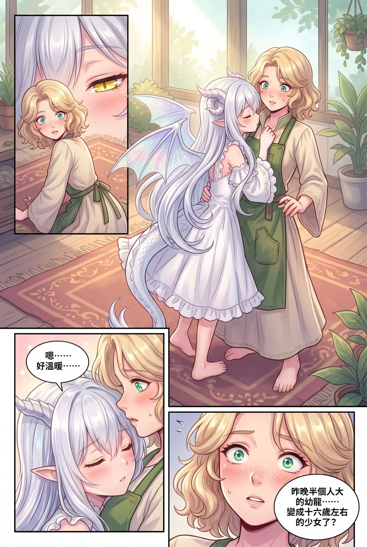 撿到小龍之後：魔女實習老師的療癒同居日誌 第 3 集　撿到小龍之後：魔女實習老師的療癒同居日誌 - 玻璃屋的同居第一夜 第 4 頁