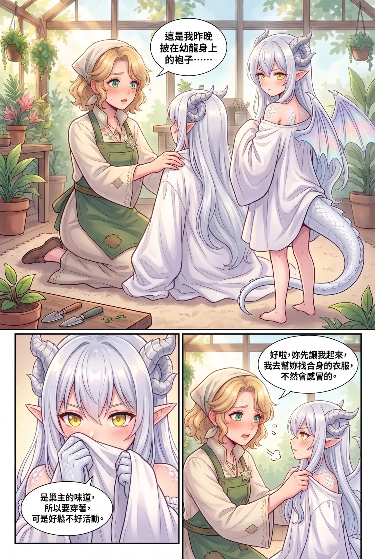 撿到小龍之後：魔女實習老師的療癒同居日誌 第 3 集　撿到小龍之後：魔女實習老師的療癒同居日誌 - 玻璃屋的同居第一夜 第 8 頁
