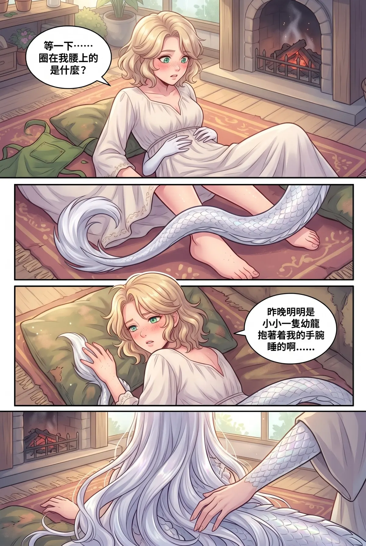 撿到小龍之後：魔女實習老師的療癒同居日誌 第 3 集　撿到小龍之後：魔女實習老師的療癒同居日誌 - 玻璃屋的同居第一夜 第 3 頁