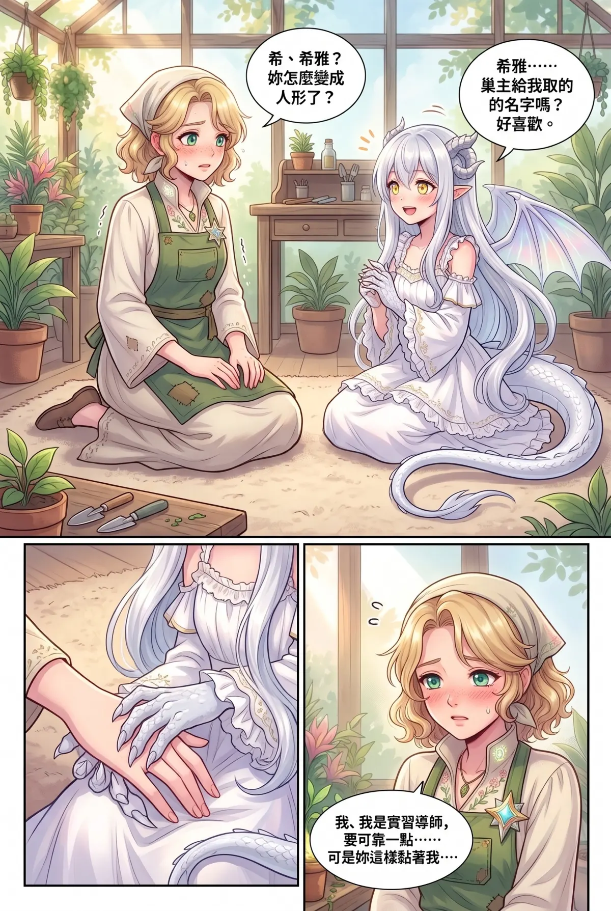 撿到小龍之後：魔女實習老師的療癒同居日誌 第 3 集　撿到小龍之後：魔女實習老師的療癒同居日誌 - 玻璃屋的同居第一夜 第 7 頁