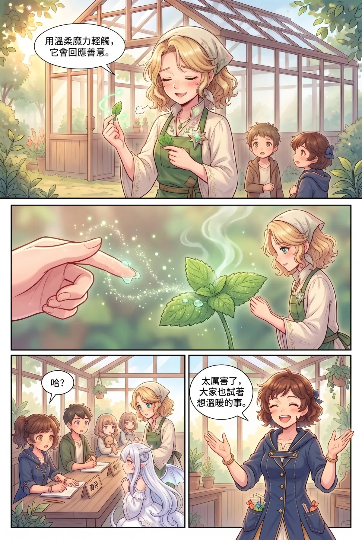 撿到小龍之後：魔女實習老師的療癒同居日誌 第 4 集　撿到小龍之後：魔女實習老師的療癒同居日誌 - 龍焰早餐與手忙腳亂的課堂 第 9 頁