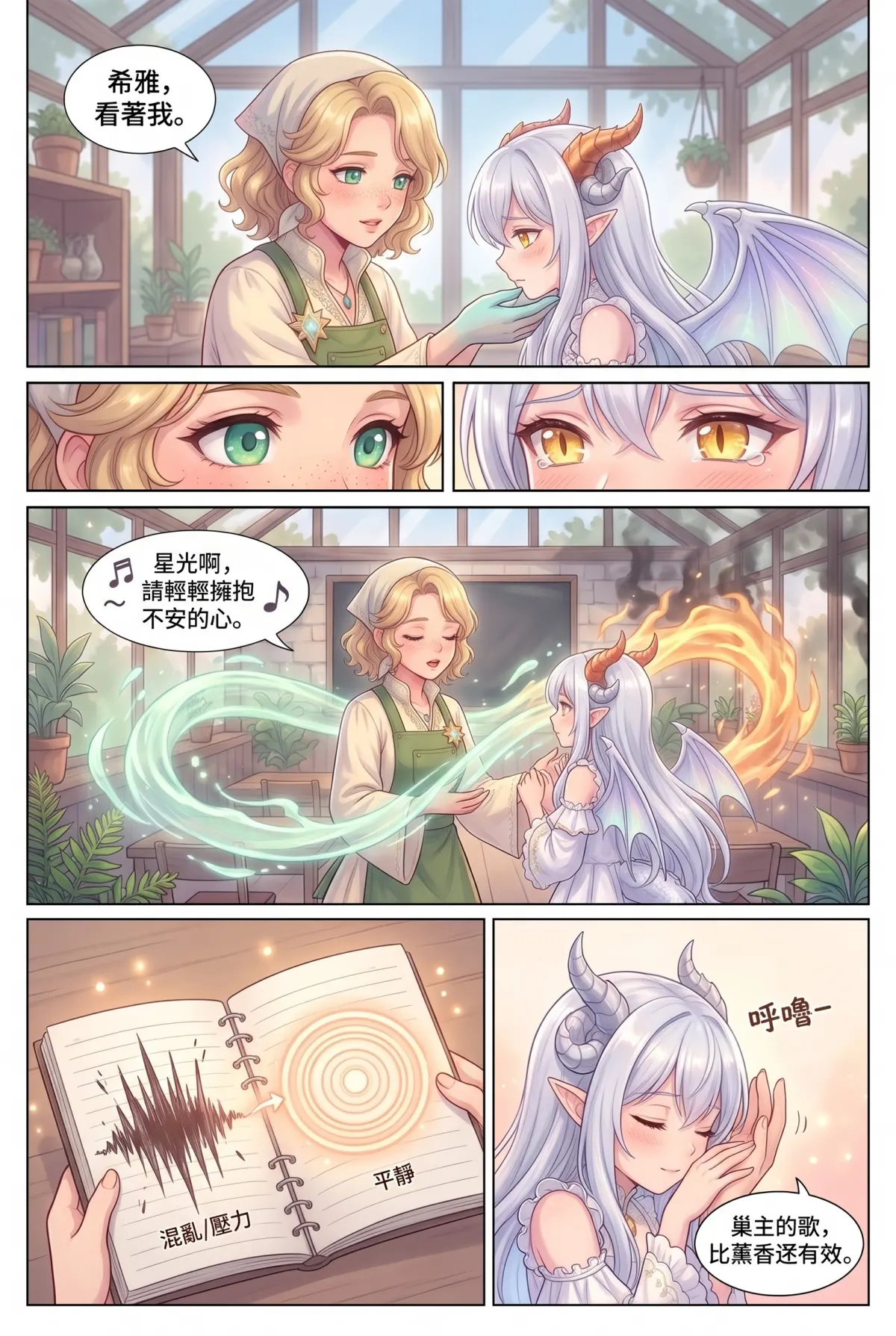 撿到小龍之後：魔女實習老師的療癒同居日誌 第 4 集　撿到小龍之後：魔女實習老師的療癒同居日誌 - 龍焰早餐與手忙腳亂的課堂 第 13 頁