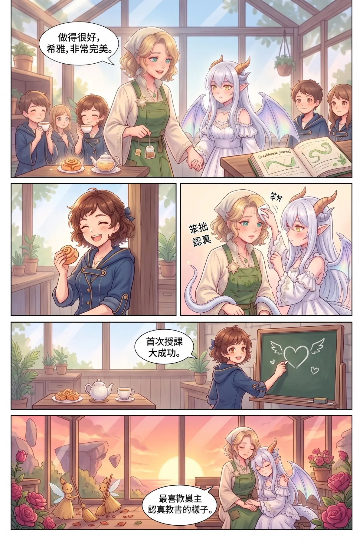 撿到小龍之後：魔女實習老師的療癒同居日誌 第 4 集　撿到小龍之後：魔女實習老師的療癒同居日誌 - 龍焰早餐與手忙腳亂的課堂 第 15 頁