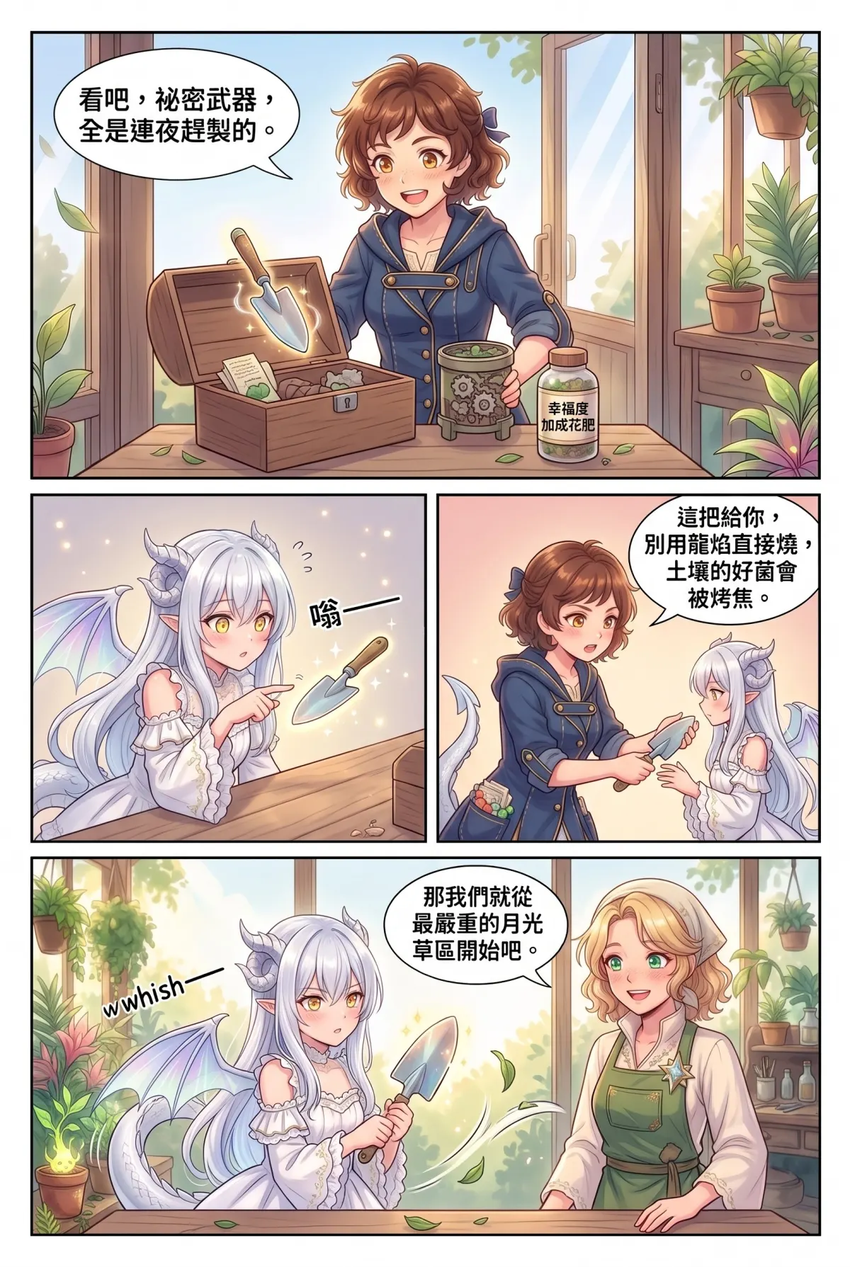 撿到小龍之後：魔女實習老師的療癒同居日誌 第 5 集　撿到小龍之後：魔女實習老師的療癒同居日誌 - 咪嚕的肉桂捲與溫室重生計畫 第 7 頁
