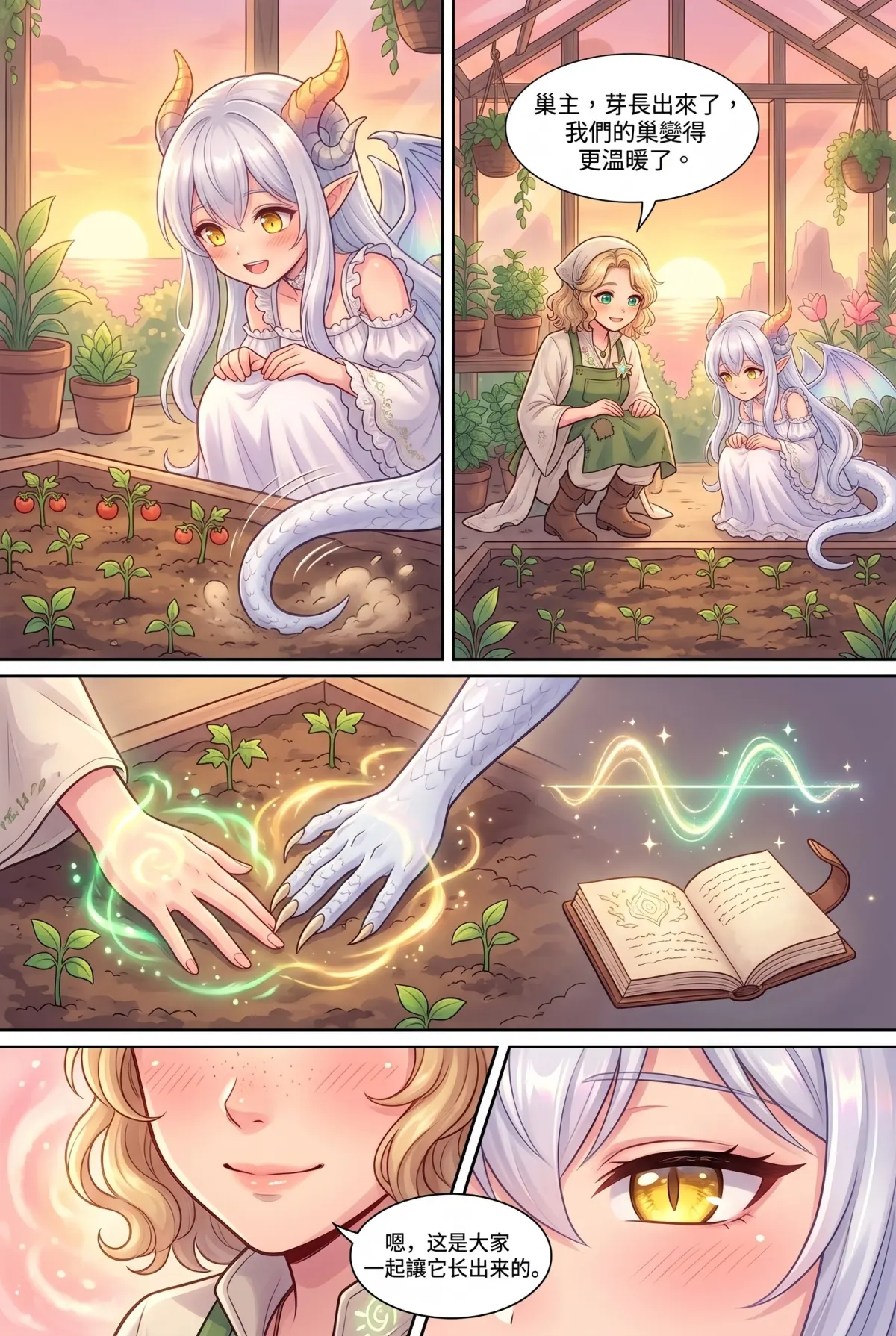 撿到小龍之後：魔女實習老師的療癒同居日誌 第 5 集　撿到小龍之後：魔女實習老師的療癒同居日誌 - 咪嚕的肉桂捲與溫室重生計畫 第 16 頁