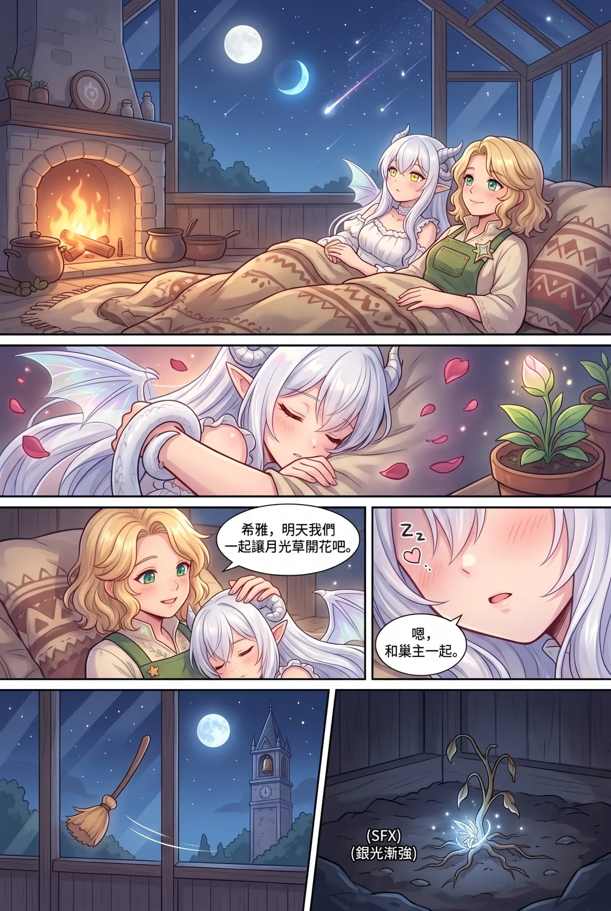 撿到小龍之後：魔女實習老師的療癒同居日誌 第 5 集　撿到小龍之後：魔女實習老師的療癒同居日誌 - 咪嚕的肉桂捲與溫室重生計畫 第 18 頁