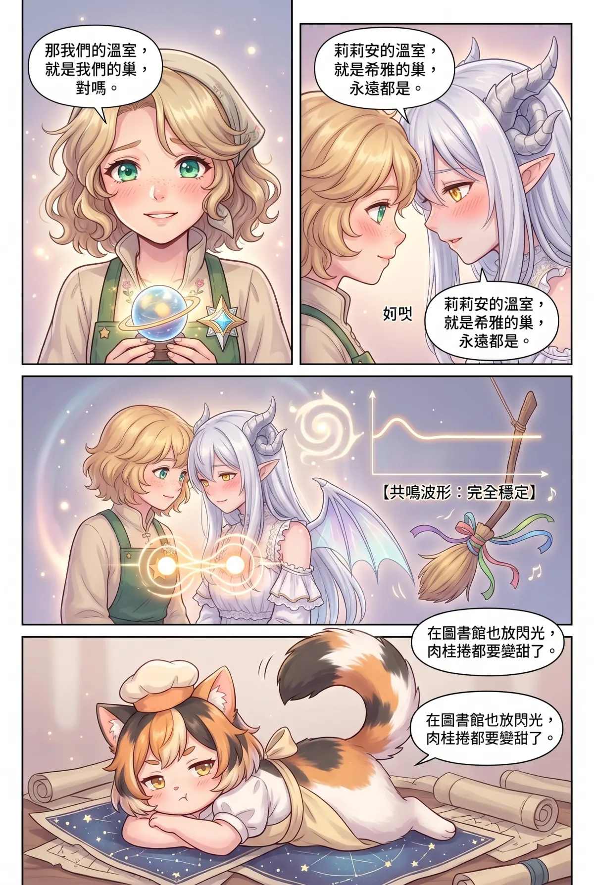 撿到小龍之後：魔女實習老師的療癒同居日誌 第 6 集　撿到小龍之後：魔女實習老師的療癒同居日誌 - 圖書館的星圖與掃帚精靈大騷動 第 16 頁