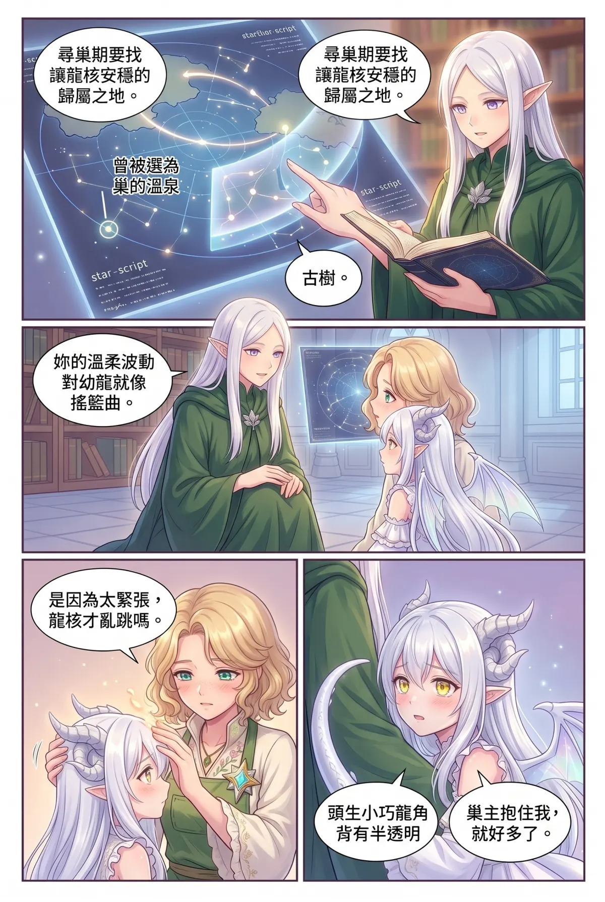 撿到小龍之後：魔女實習老師的療癒同居日誌 第 6 集　撿到小龍之後：魔女實習老師的療癒同居日誌 - 圖書館的星圖與掃帚精靈大騷動 第 14 頁