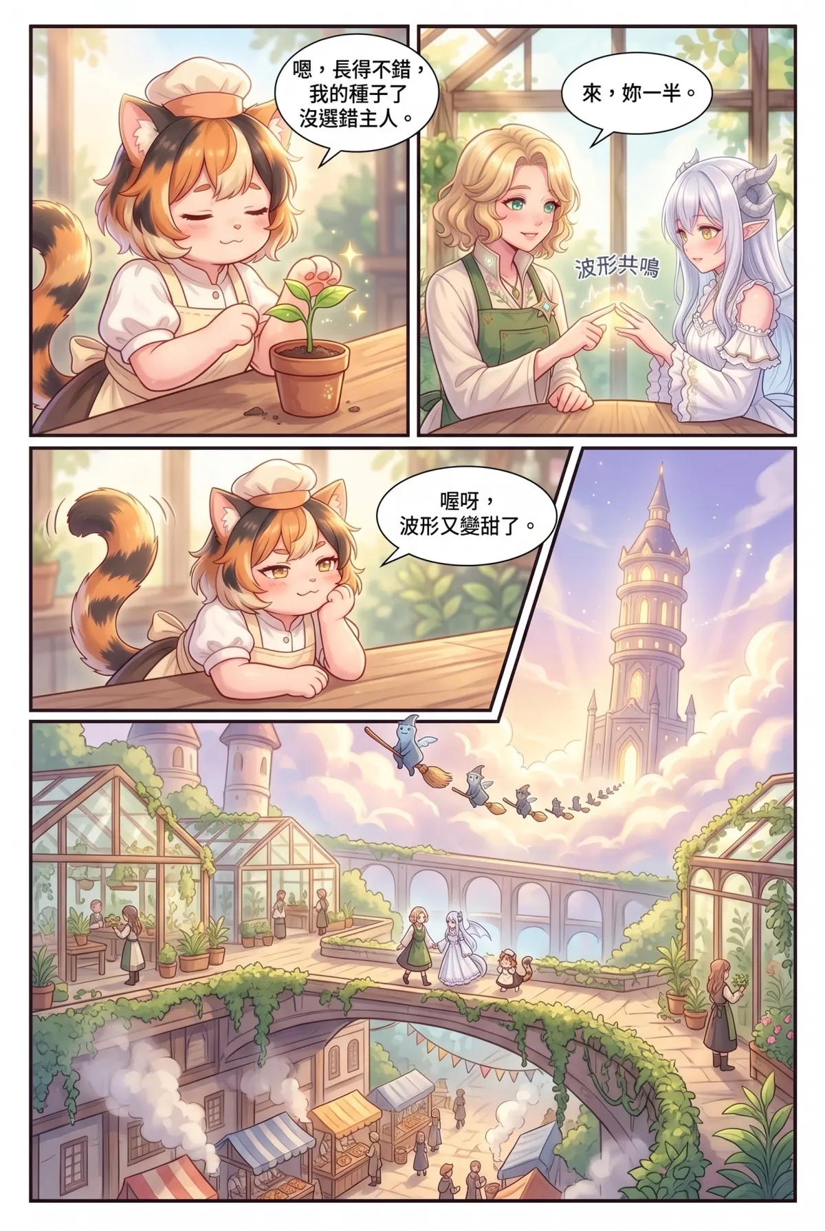 撿到小龍之後：魔女實習老師的療癒同居日誌 第 6 集　撿到小龍之後：魔女實習老師的療癒同居日誌 - 圖書館的星圖與掃帚精靈大騷動 第 6 頁