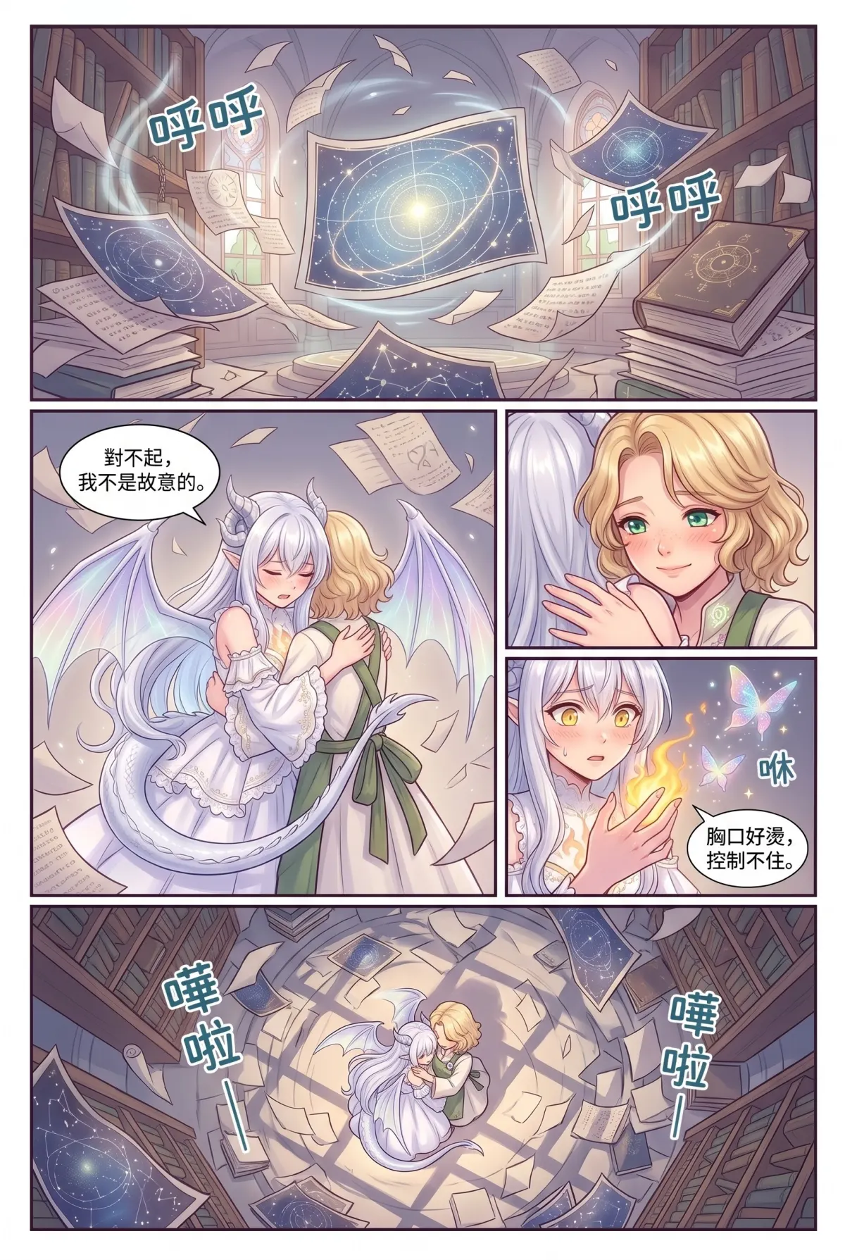 撿到小龍之後：魔女實習老師的療癒同居日誌 第 6 集　撿到小龍之後：魔女實習老師的療癒同居日誌 - 圖書館的星圖與掃帚精靈大騷動 第 10 頁