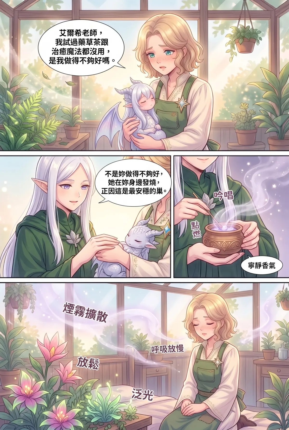 撿到小龍之後：魔女實習老師的療癒同居日誌 第 8 集　撿到小龍之後：魔女實習老師的療癒同居日誌 - 高燒的龍少女與共鳴的搖籃曲 第 11 頁
