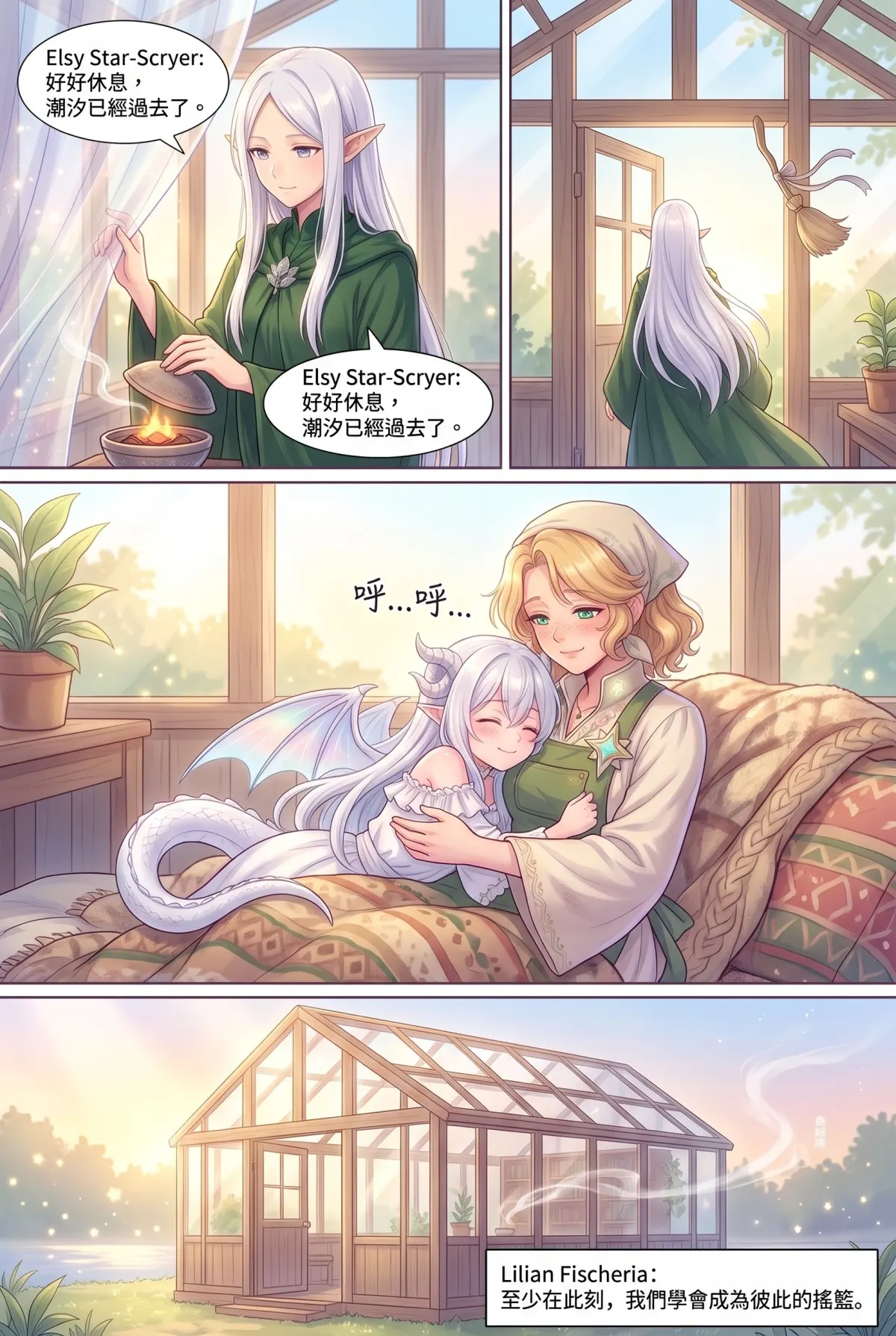 撿到小龍之後：魔女實習老師的療癒同居日誌 第 8 集　撿到小龍之後：魔女實習老師的療癒同居日誌 - 高燒的龍少女與共鳴的搖籃曲 第 18 頁
