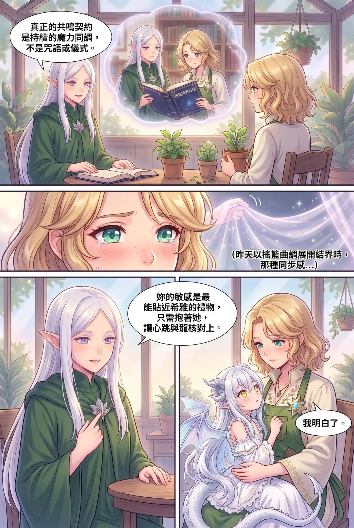 撿到小龍之後：魔女實習老師的療癒同居日誌 第 8 集　撿到小龍之後：魔女實習老師的療癒同居日誌 - 高燒的龍少女與共鳴的搖籃曲 第 13 頁