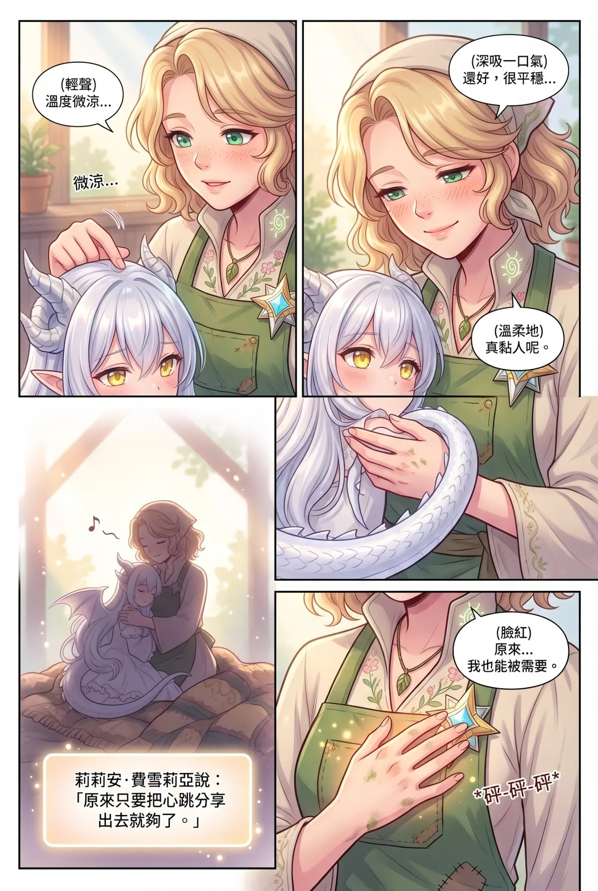 撿到小龍之後：魔女實習老師的療癒同居日誌 第 9 集　撿到小龍之後：魔女實習老師的療癒同居日誌 - 學院祭的雙人舞與吃醋的尾巴 第 4 頁