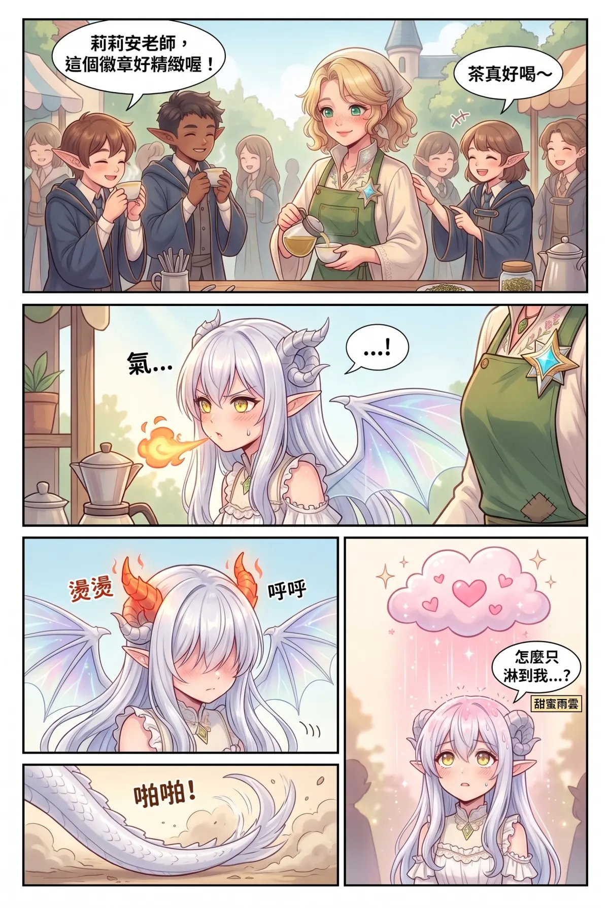 撿到小龍之後：魔女實習老師的療癒同居日誌 第 9 集　撿到小龍之後：魔女實習老師的療癒同居日誌 - 學院祭的雙人舞與吃醋的尾巴 第 13 頁