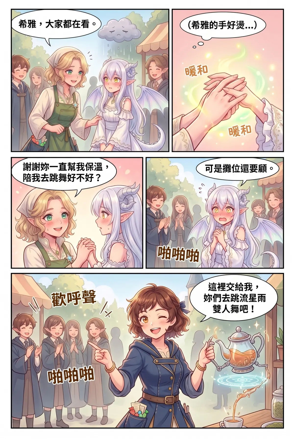 撿到小龍之後：魔女實習老師的療癒同居日誌 第 9 集　撿到小龍之後：魔女實習老師的療癒同居日誌 - 學院祭的雙人舞與吃醋的尾巴 第 15 頁