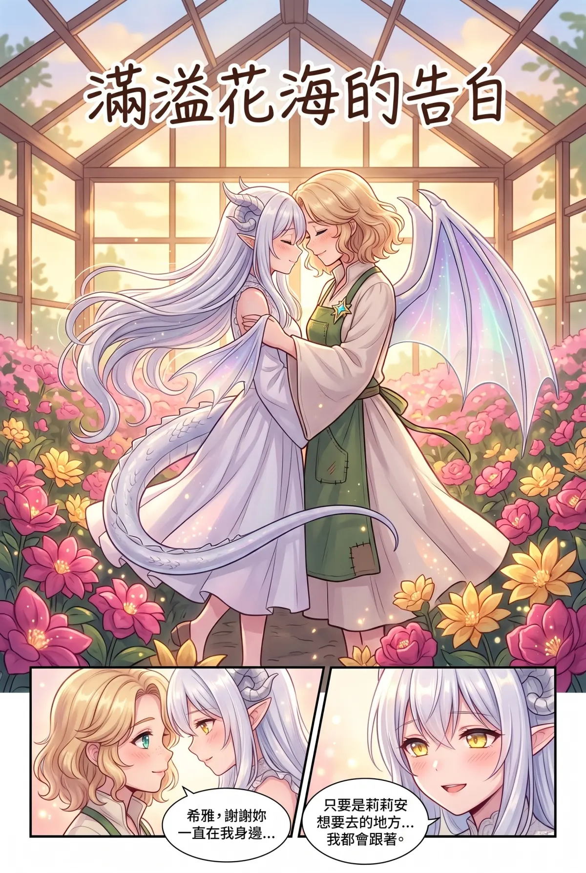 撿到小龍之後：魔女實習老師的療癒同居日誌 第 10 集　撿到小龍之後：魔女實習老師的療癒同居日誌 - 情緒花開時的告白 第 1 頁