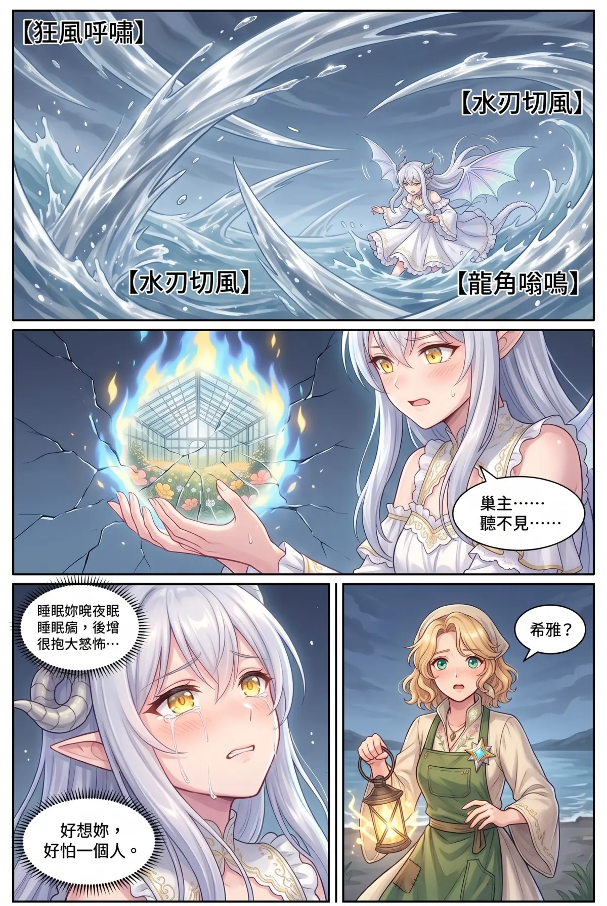 撿到小龍之後：魔女實習老師的療癒同居日誌 第 12 集　撿到小龍之後：魔女實習老師的療癒同居日誌 - 尋巢期的試煉與分離預告 第 13 頁