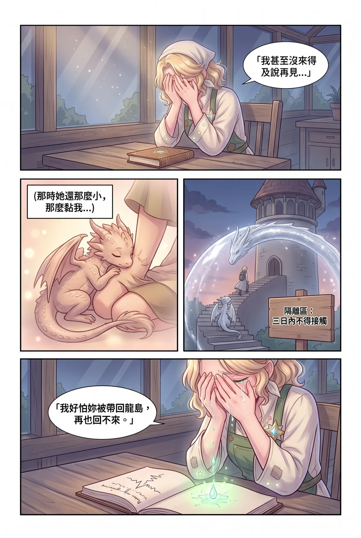 撿到小龍之後：魔女實習老師的療癒同居日誌 第 13 集　撿到小龍之後：魔女實習老師的療癒同居日誌 - 空蕩的玻璃屋與星星的約定 第 6 頁