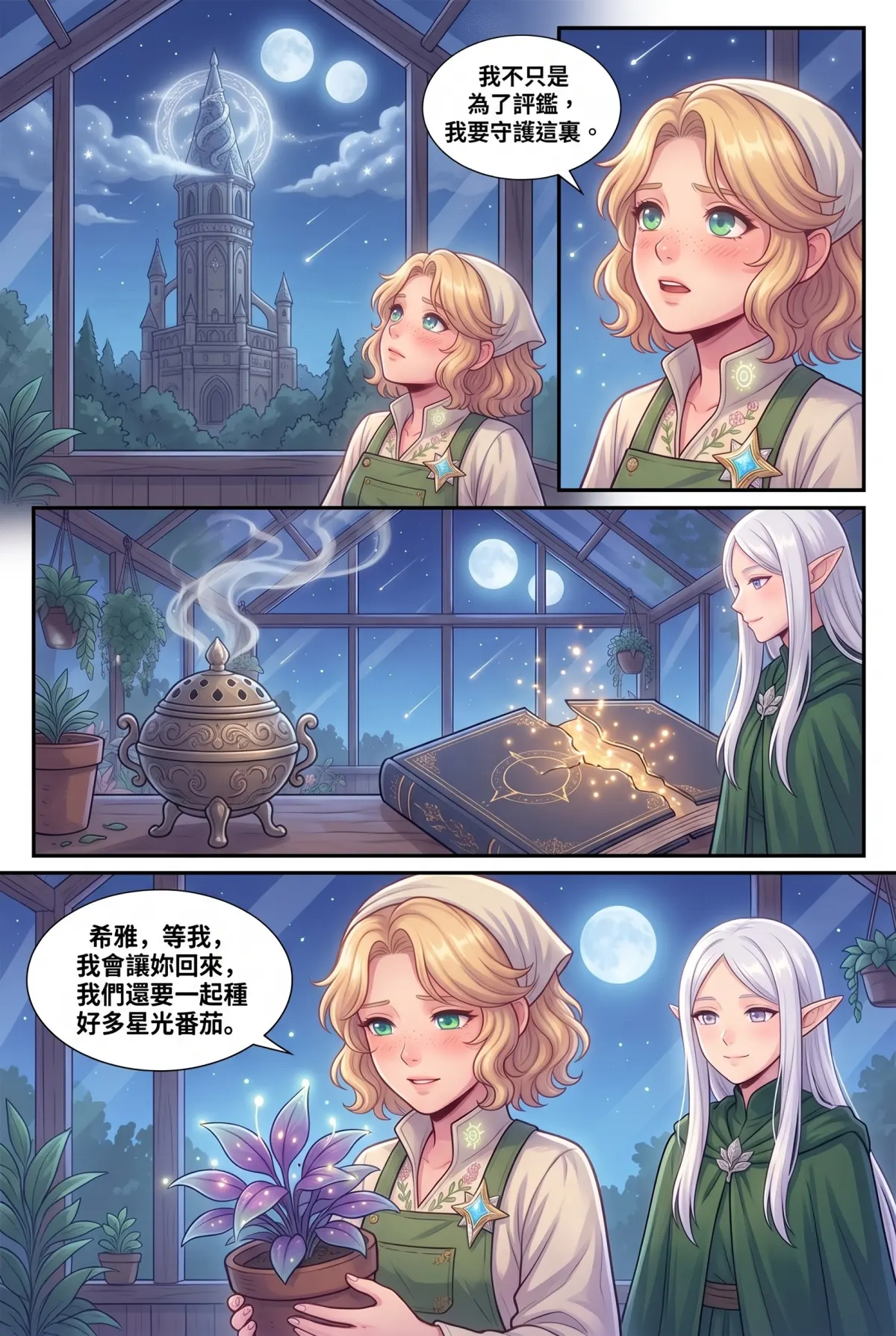 撿到小龍之後：魔女實習老師的療癒同居日誌 第 13 集　撿到小龍之後：魔女實習老師的療癒同居日誌 - 空蕩的玻璃屋與星星的約定 第 18 頁