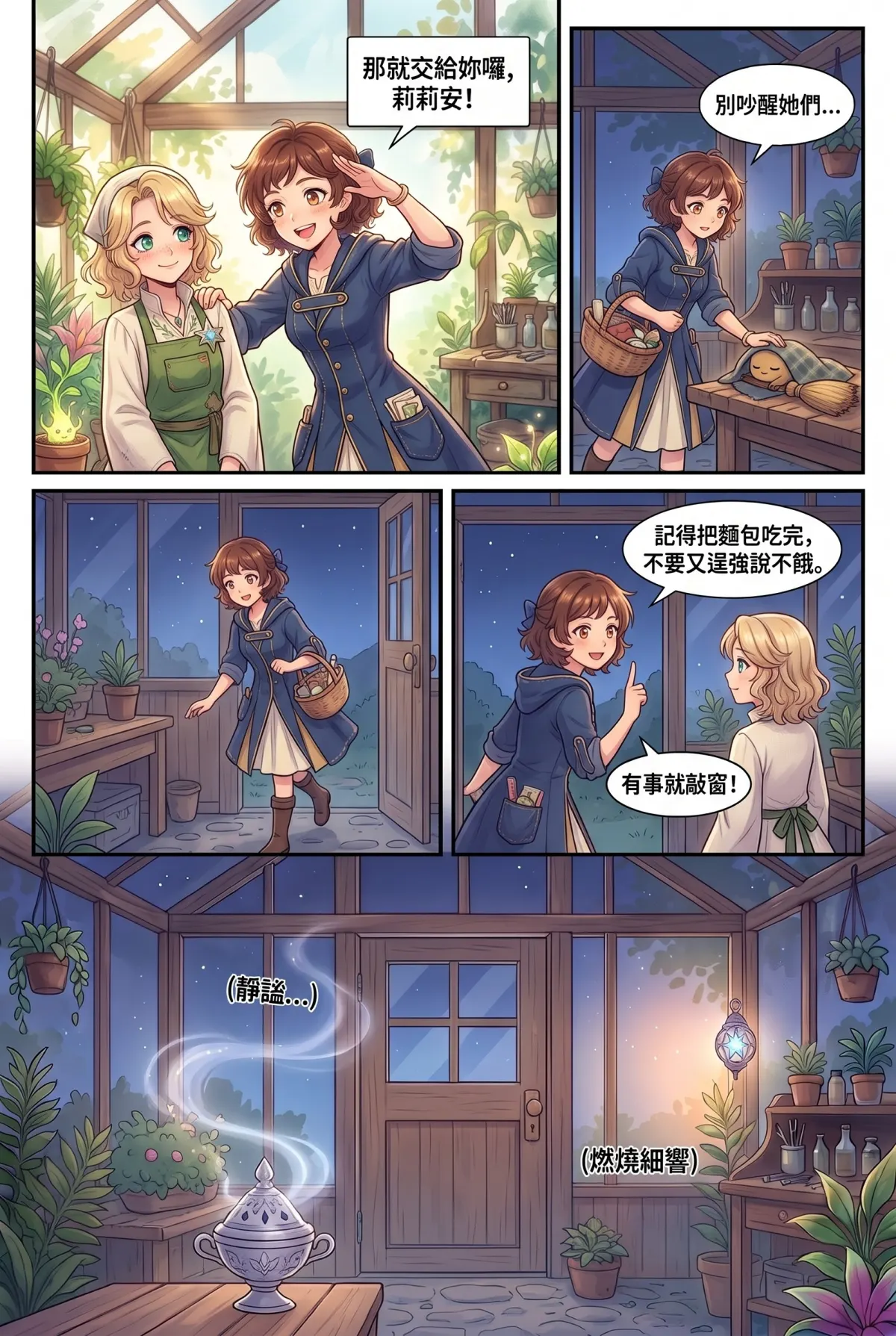 撿到小龍之後：魔女實習老師的療癒同居日誌 第 13 集　撿到小龍之後：魔女實習老師的療癒同居日誌 - 空蕩的玻璃屋與星星的約定 第 13 頁