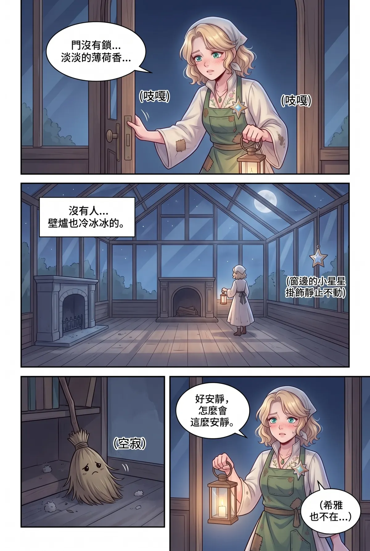 撿到小龍之後：魔女實習老師的療癒同居日誌 第 13 集　撿到小龍之後：魔女實習老師的療癒同居日誌 - 空蕩的玻璃屋與星星的約定 第 3 頁