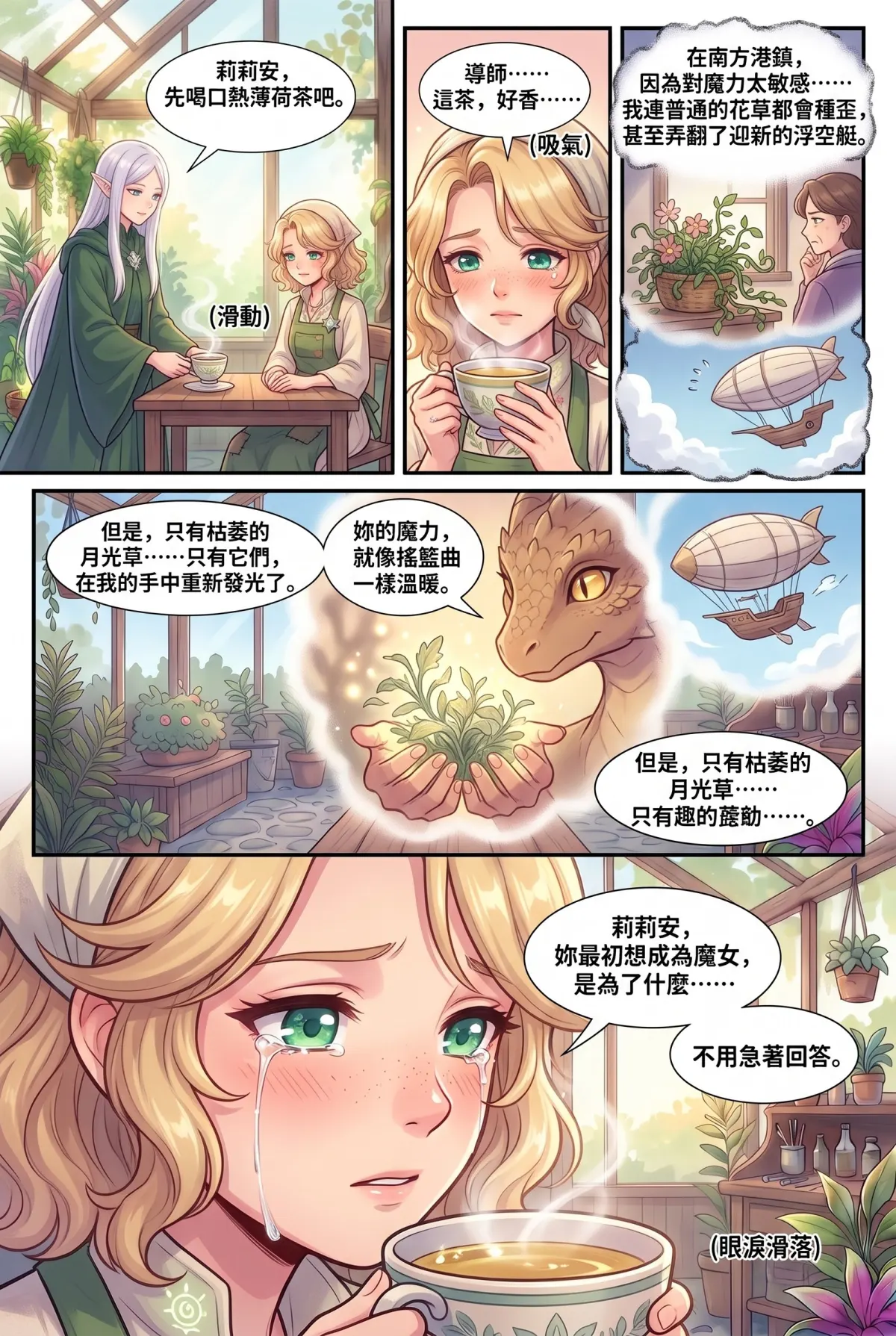 撿到小龍之後：魔女實習老師的療癒同居日誌 第 13 集　撿到小龍之後：魔女實習老師的療癒同居日誌 - 空蕩的玻璃屋與星星的約定 第 15 頁