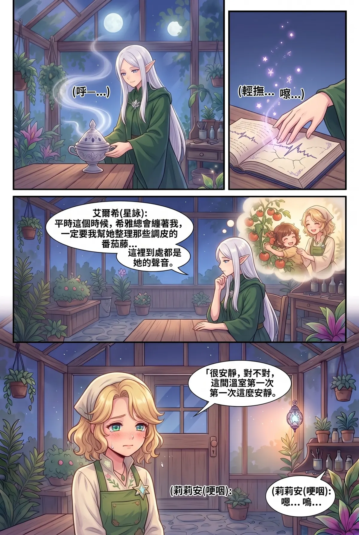 撿到小龍之後：魔女實習老師的療癒同居日誌 第 13 集　撿到小龍之後：魔女實習老師的療癒同居日誌 - 空蕩的玻璃屋與星星的約定 第 14 頁