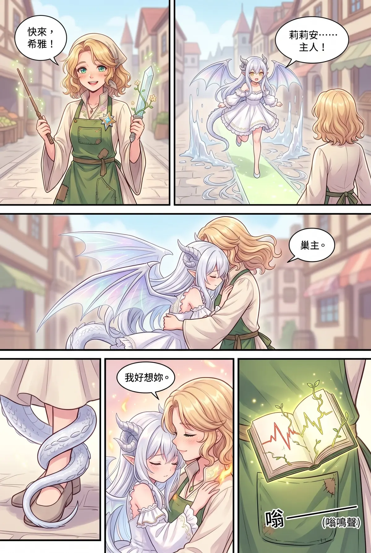 撿到小龍之後：魔女實習老師的療癒同居日誌 第 14 集　撿到小龍之後：魔女實習老師的療癒同居日誌 - 溫柔的結界與教務長的認可 第 15 頁
