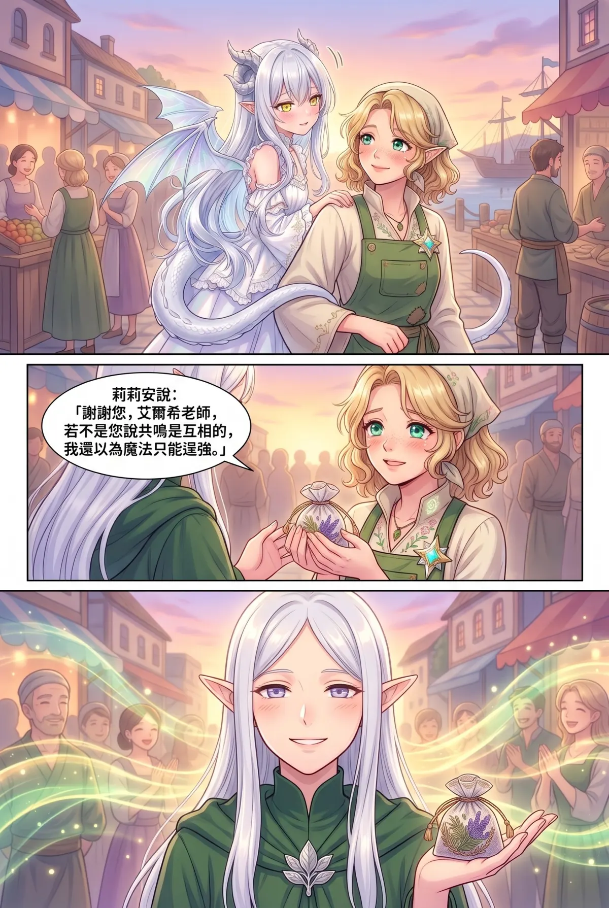 撿到小龍之後：魔女實習老師的療癒同居日誌 第 15 集　撿到小龍之後：魔女實習老師的療癒同居日誌 - 雙月之下，永恆的巢 第 9 頁
