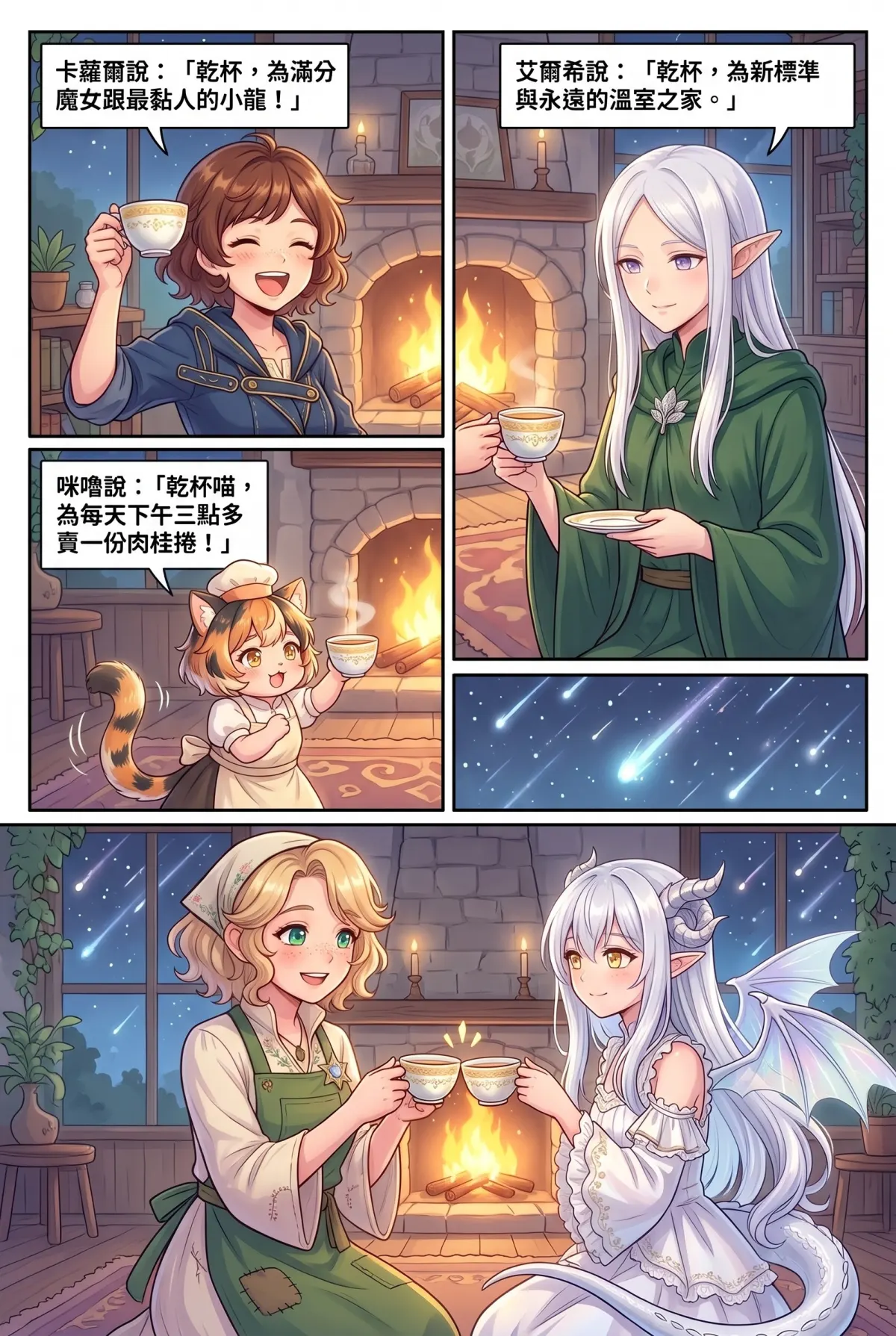 撿到小龍之後：魔女實習老師的療癒同居日誌 第 15 集　撿到小龍之後：魔女實習老師的療癒同居日誌 - 雙月之下，永恆的巢 第 17 頁