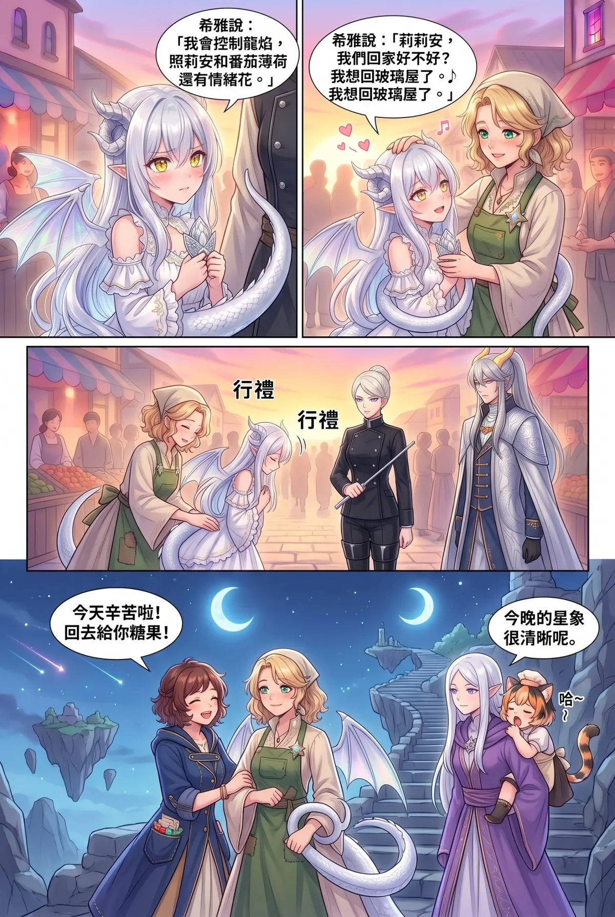 撿到小龍之後：魔女實習老師的療癒同居日誌 第 15 集　撿到小龍之後：魔女實習老師的療癒同居日誌 - 雙月之下，永恆的巢 第 15 頁