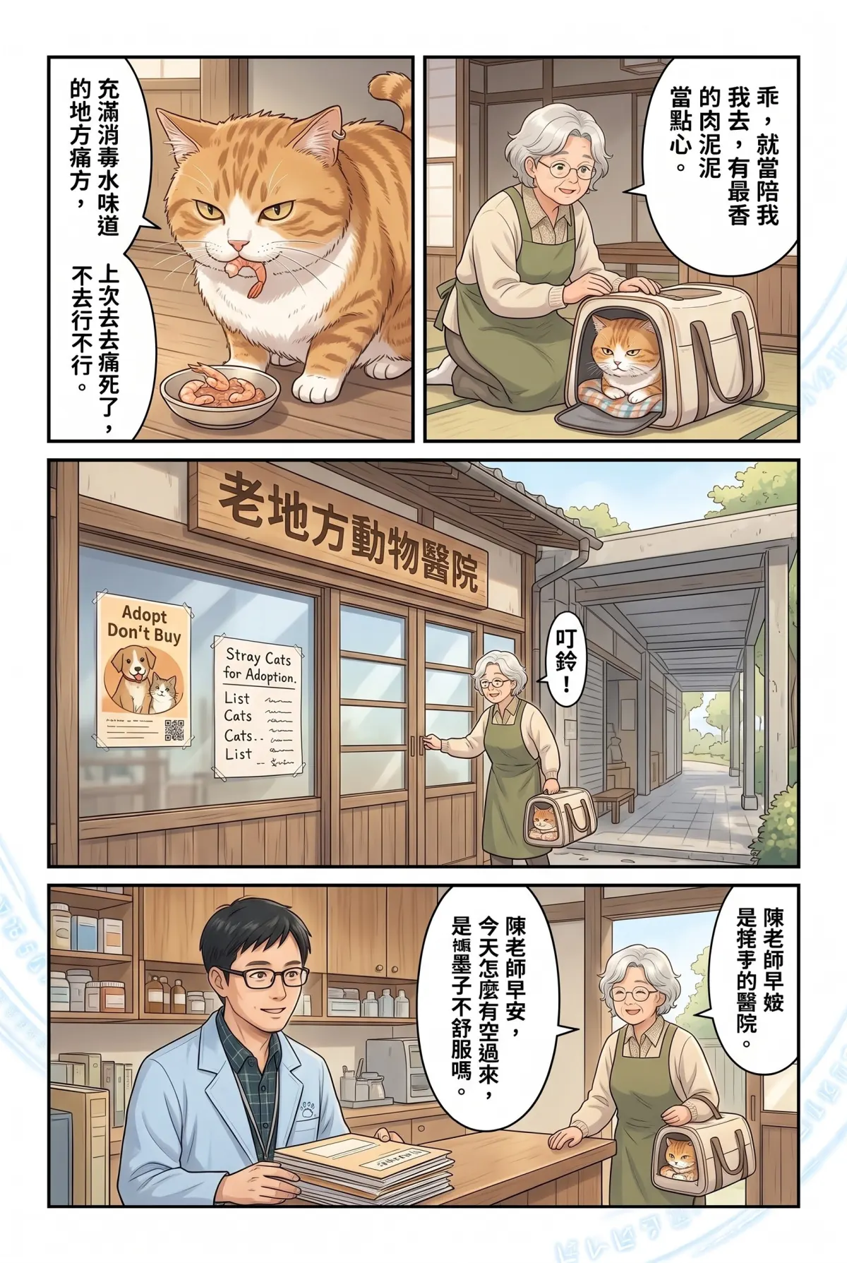 喵語情報局：退休貓奴的巷弄日記 第 2 集　喵語情報局：退休貓奴的巷弄日記 - 南堤老宅的喵喵諮詢室 第 4 頁