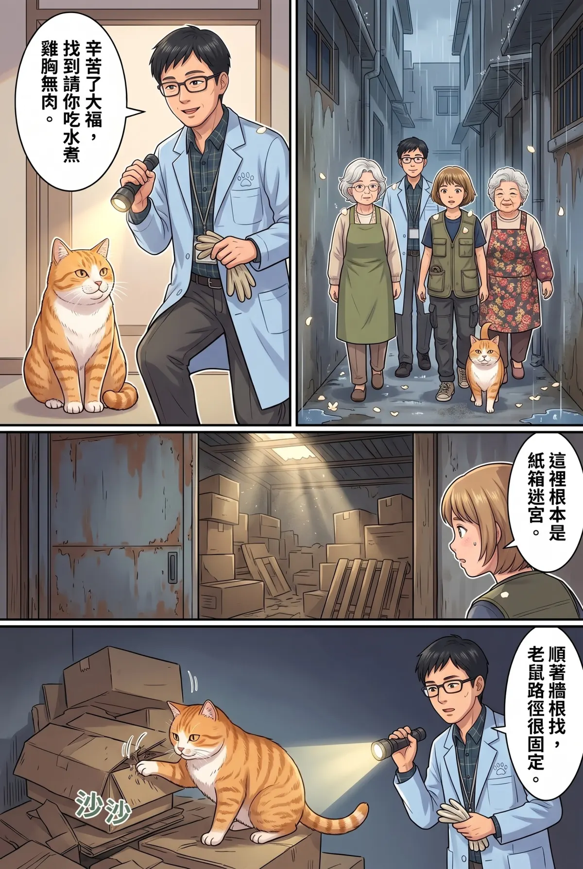 喵語情報局：退休貓奴的巷弄日記 第 4 集　喵語情報局：退休貓奴的巷弄日記 - 防火巷的氣味記憶 第 7 頁