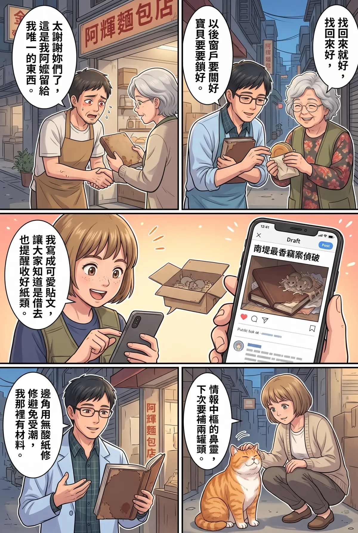 喵語情報局：退休貓奴的巷弄日記 第 4 集　喵語情報局：退休貓奴的巷弄日記 - 防火巷的氣味記憶 第 9 頁