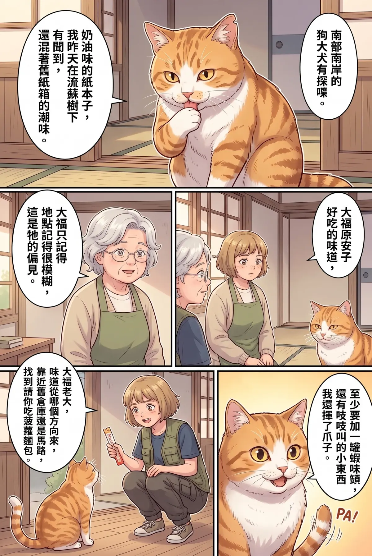 喵語情報局：退休貓奴的巷弄日記 第 4 集　喵語情報局：退休貓奴的巷弄日記 - 防火巷的氣味記憶 第 5 頁