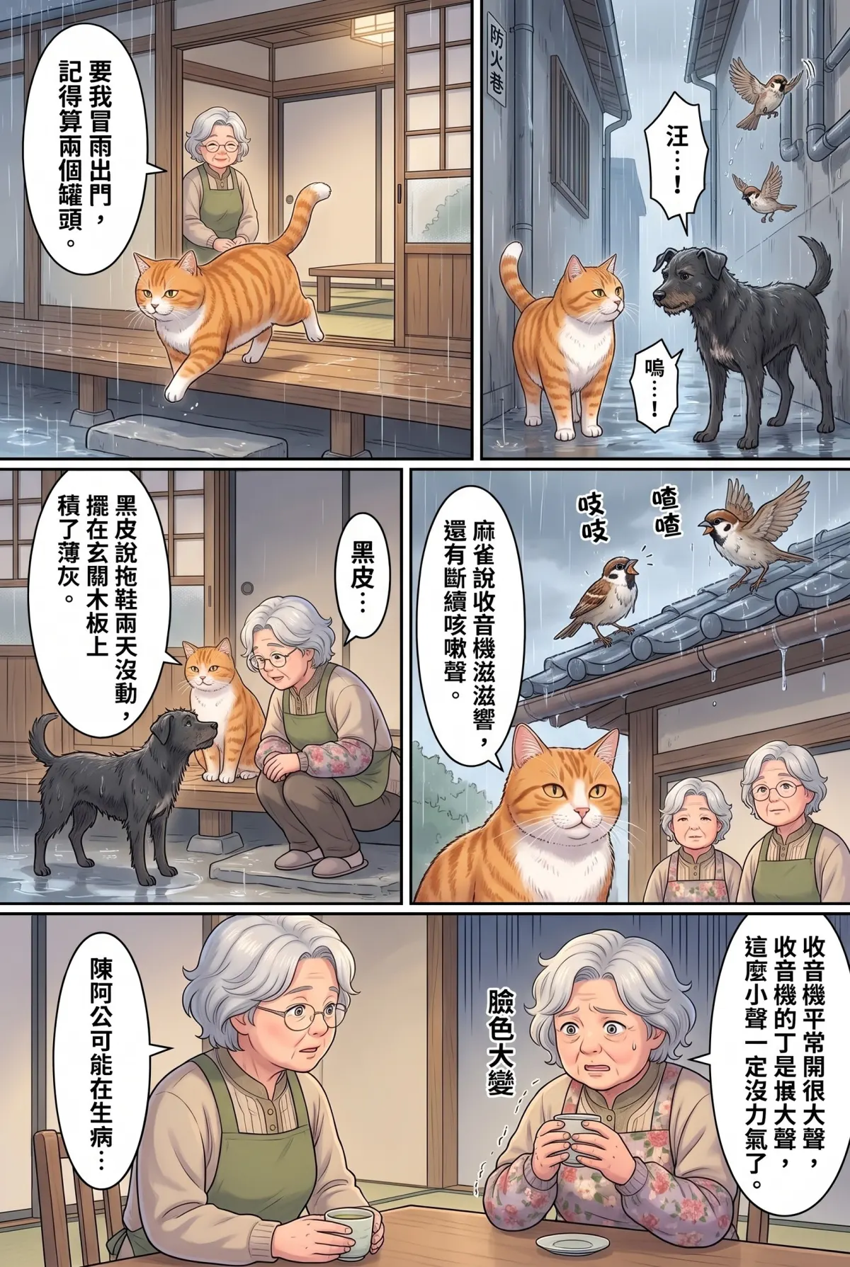 喵語情報局：退休貓奴的巷弄日記 第 5 集　喵語情報局：退休貓奴的巷弄日記 - 獨居阿公與走失的拖鞋 第 5 頁