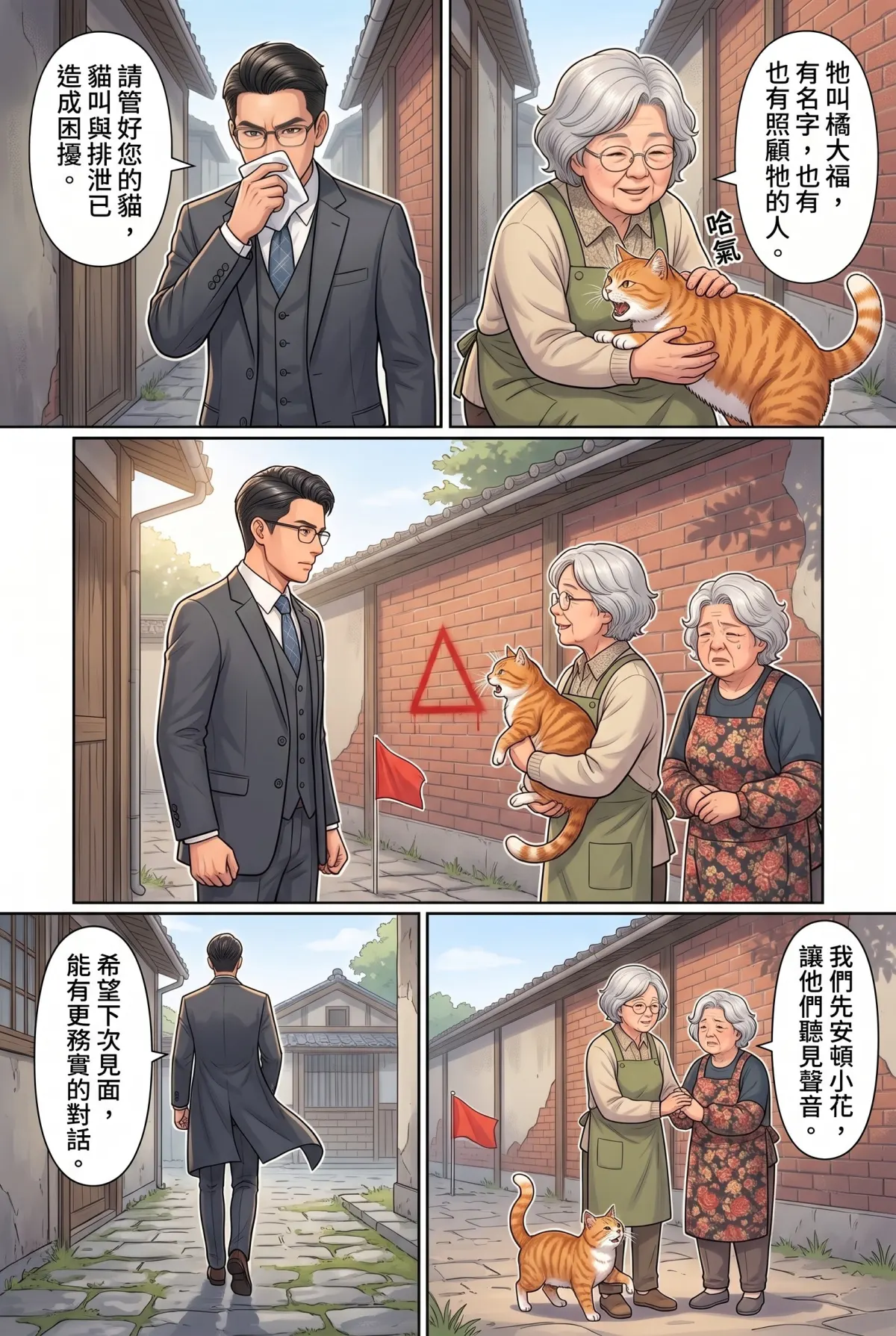 喵語情報局：退休貓奴的巷弄日記 第 6 集　喵語情報局：退休貓奴的巷弄日記 - 停車場開發案的陰影 第 6 頁
