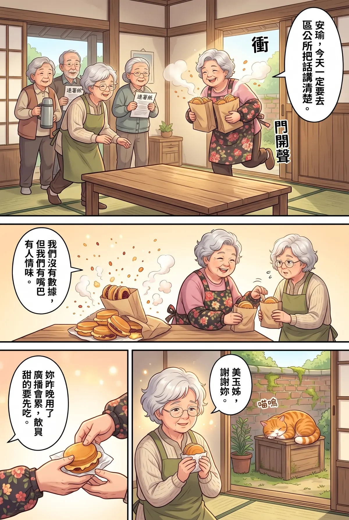 喵語情報局：退休貓奴的巷弄日記 第 8 集　喵語情報局：退休貓奴的巷弄日記 - 里民說明會的喵星人大作戰 第 3 頁