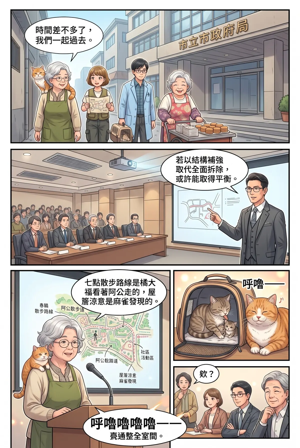 喵語情報局：退休貓奴的巷弄日記 第 10 集　喵語情報局：退休貓奴的巷弄日記 - 聽證會上的溫柔情報 第 6 頁