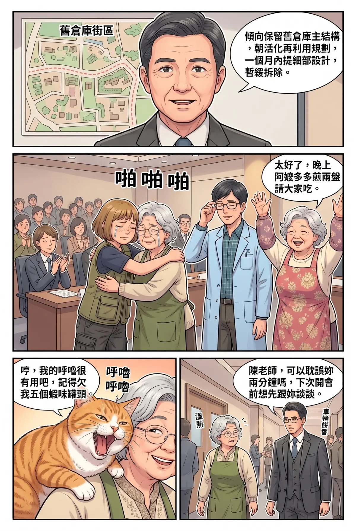 喵語情報局：退休貓奴的巷弄日記 第 10 集　喵語情報局：退休貓奴的巷弄日記 - 聽證會上的溫柔情報 第 8 頁