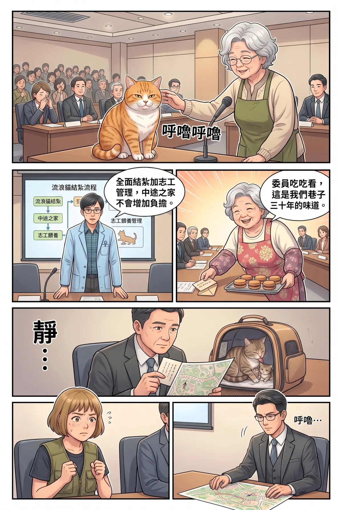 喵語情報局：退休貓奴的巷弄日記 第 10 集　喵語情報局：退休貓奴的巷弄日記 - 聽證會上的溫柔情報 第 7 頁